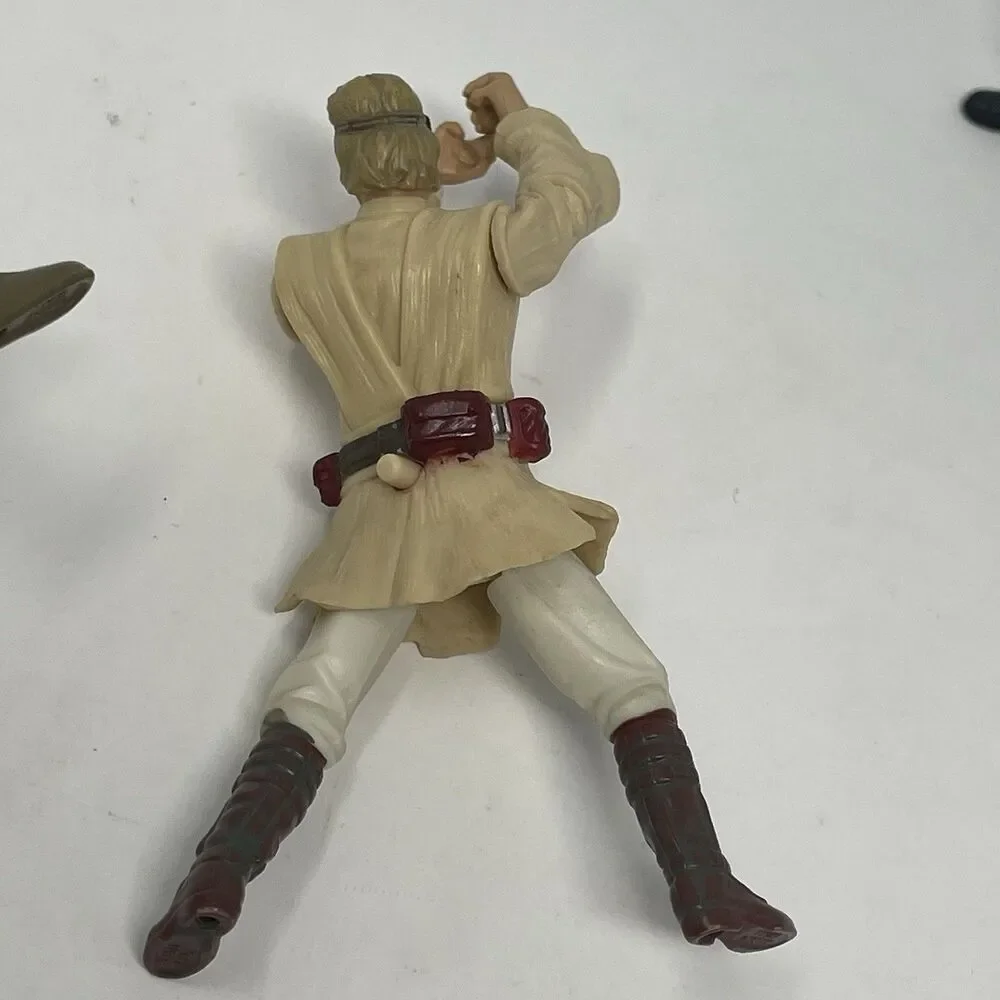Star Wars Luke Skywalker Figure Lot Han Solo Obi-Wan‎ Anakin 3.75 Hasbro Kenner